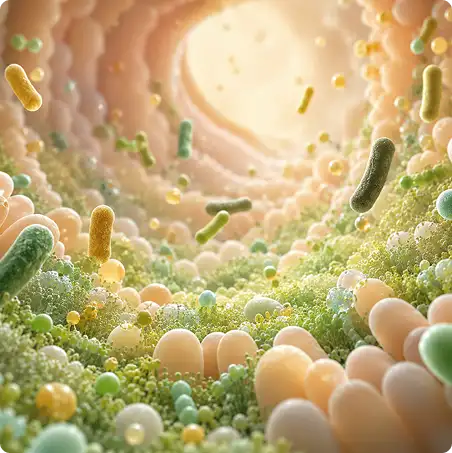 Soutien à l'équilibre intestinal se développe