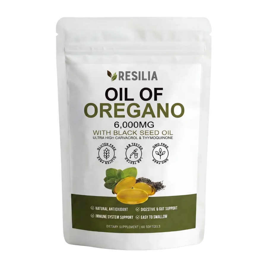 Resilia Huile d'origan avec huile de nigelle